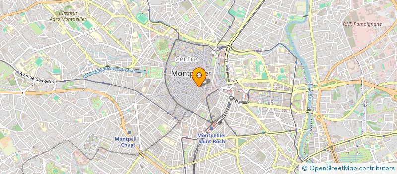 localisation de l'entreprise SCI HL INVEST à MONTPELLIER
