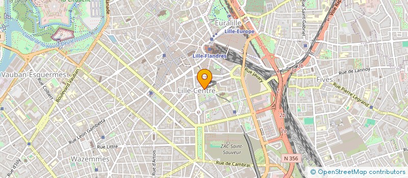 localisation de l'entreprise SCI HL VITROLLES à LILLE