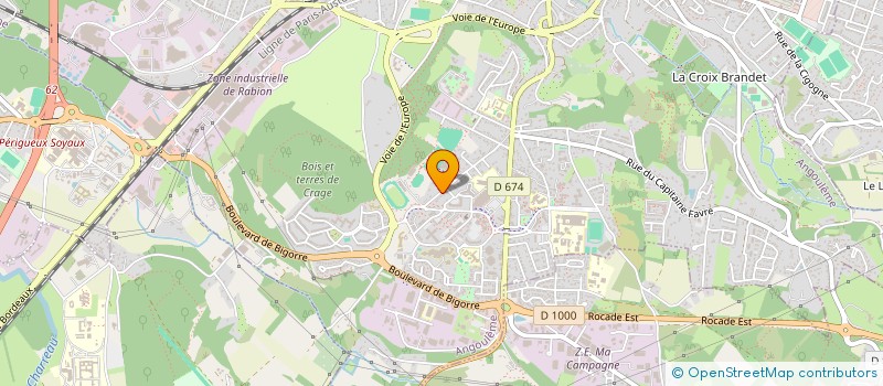 localisation de l'entreprise SCI HL16 à ANGOULEME