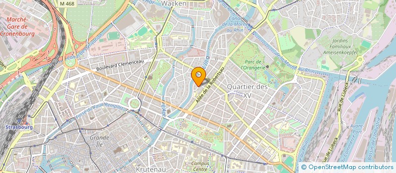 localisation de l'entreprise SCI HL2  STRASBOURG