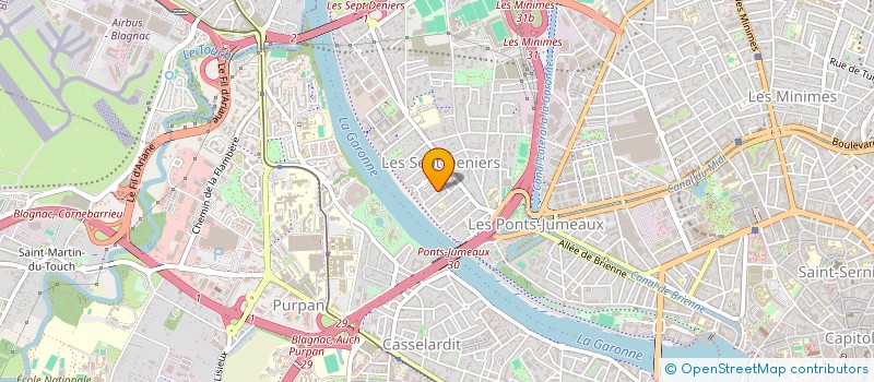 localisation de l'entreprise SCI HLB à TOULOUSE