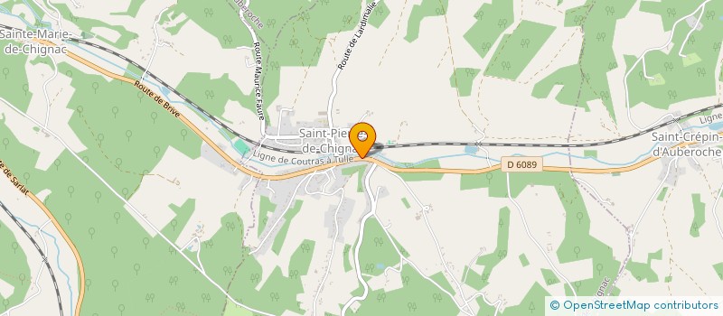 localisation de l'entreprise SCI HLB  SAINT-PIERRE-DE-CHIGNAC