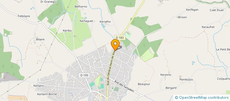 localisation de l'entreprise SCI HLB 56  SURZUR