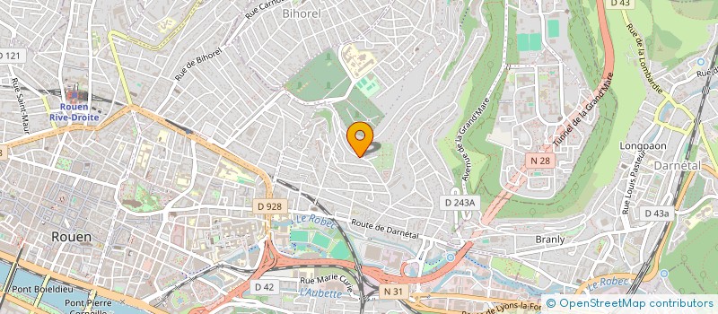 localisation de l'entreprise SCI HLCM à ROUEN