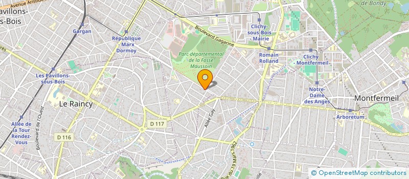 localisation de l'entreprise SCI HLE IMMOBILIER à CLICHY-SOUS-BOIS