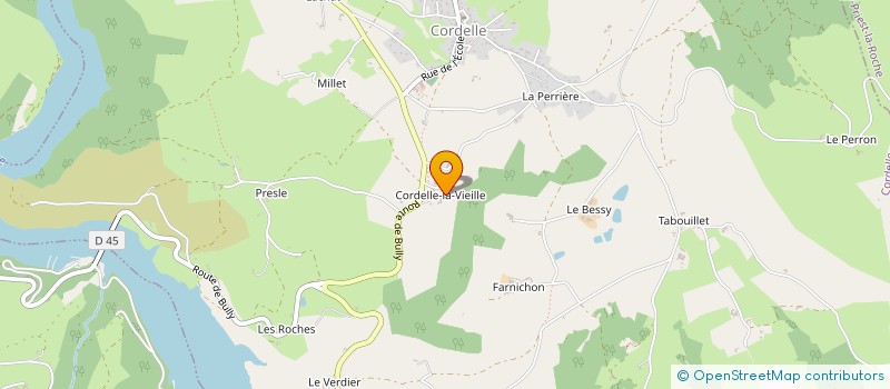 localisation de l'entreprise SCI HLG  CORDELLE