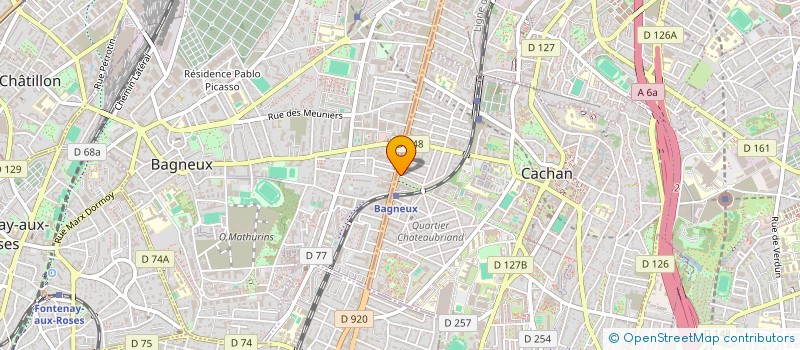 localisation de l'entreprise SCI HLIMA  CACHAN