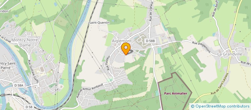localisation de l'entreprise SCI HLL  CHARLEVILLE-MEZIERES