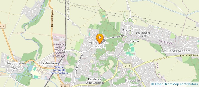 localisation de l'entreprise SCI HLM  VILLIERS-SAINT-FREDERIC