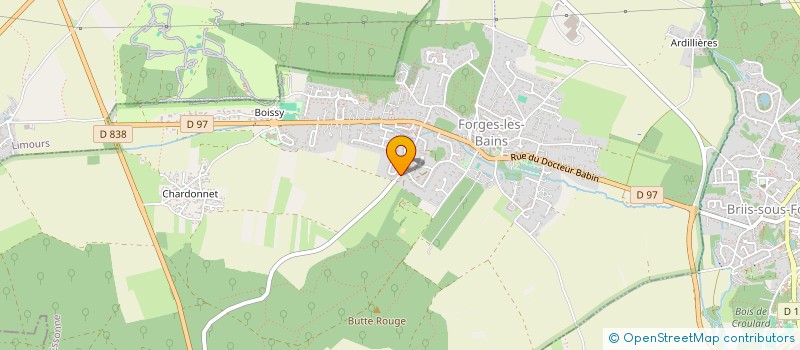 localisation de l'entreprise SCI HLODOWIG  FORGES-LES-BAINS