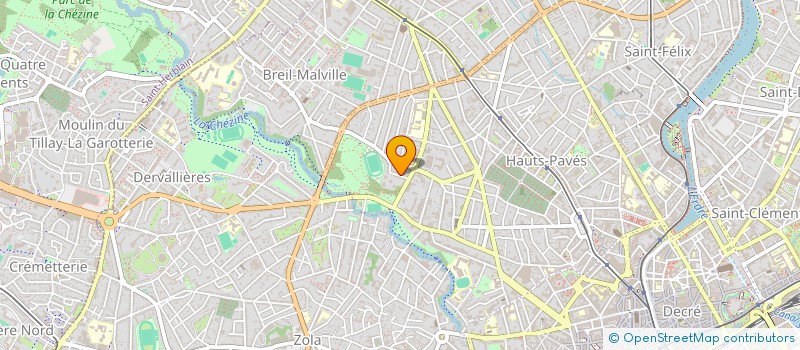 localisation de l'entreprise SCI HLP à NANTES