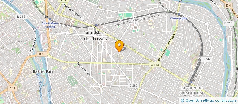 localisation de l'entreprise SCI HLPM à SAINT-MAUR-DES-FOSSES