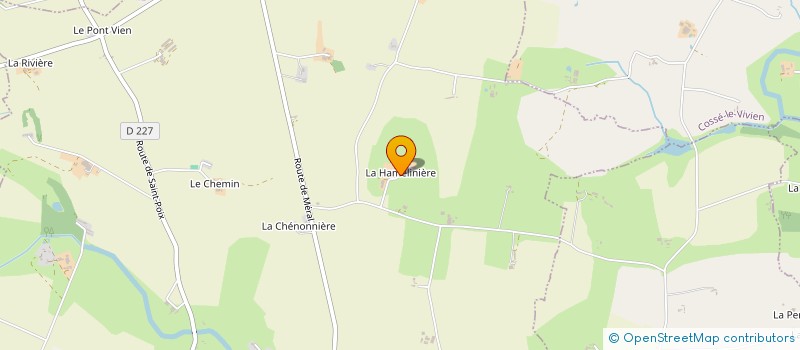 localisation de l'entreprise SCI HLT  LIVRE-LA-TOUCHE