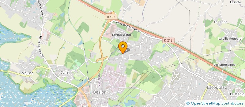 localisation de l'entreprise SCI HLV  LA BAULE-ESCOUBLAC