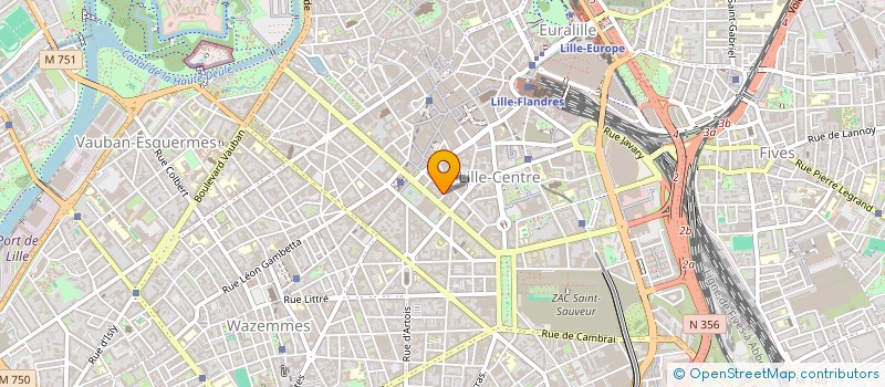 localisation de l'entreprise SCI HM 22 à LILLE