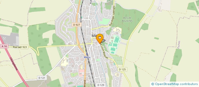 localisation de l'entreprise SCI HM  MERU