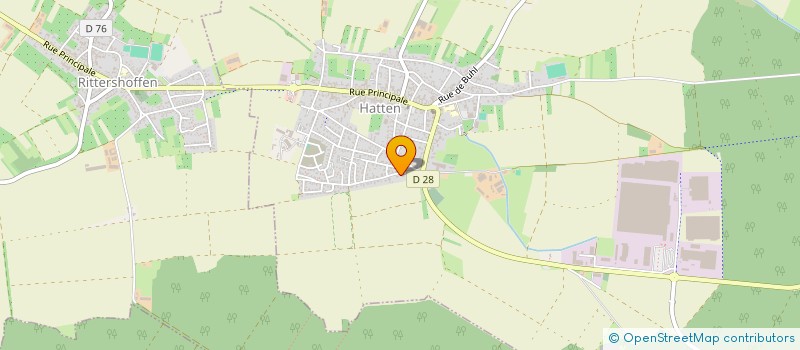 localisation de l'entreprise SCI HM  HATTEN