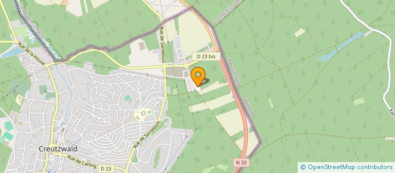 localisation de l'entreprise SCI HM  CREUTZWALD