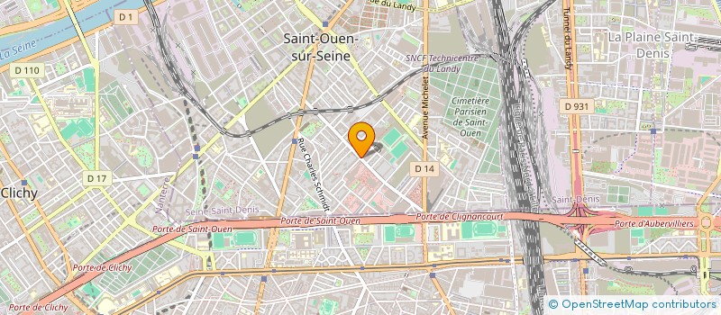 localisation de l'entreprise SCI HM à SAINT-OUEN-SUR-SEINE