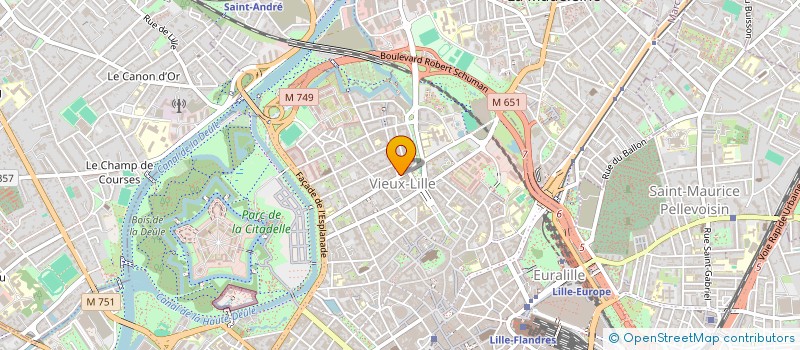 localisation de l'entreprise SCI HM IMMO à LILLE
