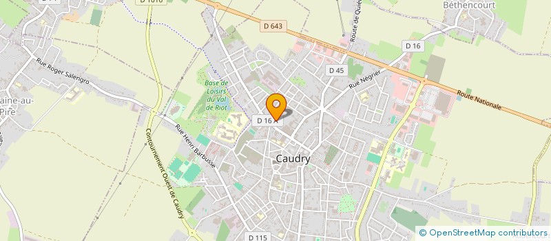 localisation de l'entreprise SCI HM IMMOBILIER  CAUDRY