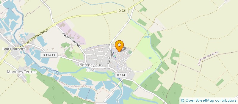 localisation de l'entreprise SCI HM IMMOBILIER à FONTENAY-SUR-EURE