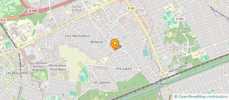 localisation de l'entreprise SCI HM INVEST à VILLEPINTE