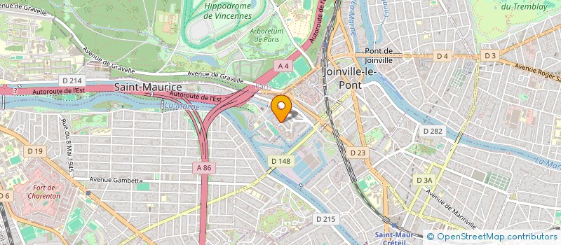 localisation de l'entreprise SCI HM INVESTISSEMENTS à SAINT-MAURICE