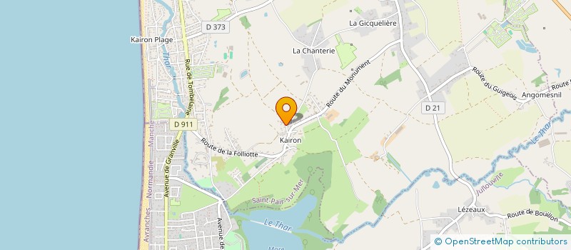 localisation de l'entreprise SCI HM SERVICES  SAINT-PAIR-SUR-MER