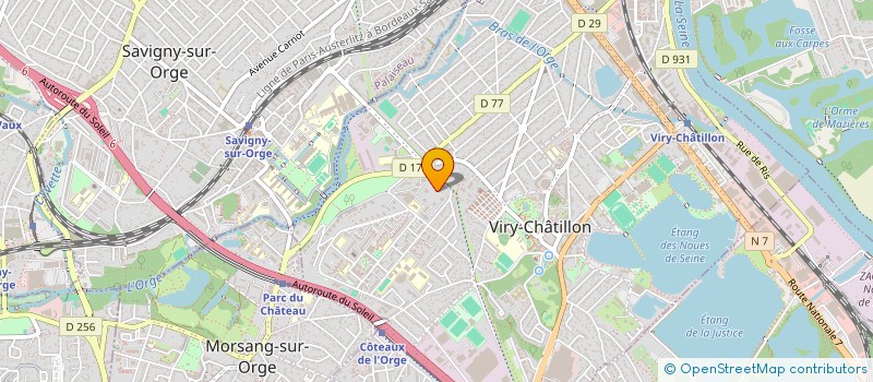 localisation de l'entreprise SCI HMAH RE à VIRY-CHATILLON