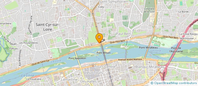 localisation de l'entreprise SCI HMBE  TOURS
