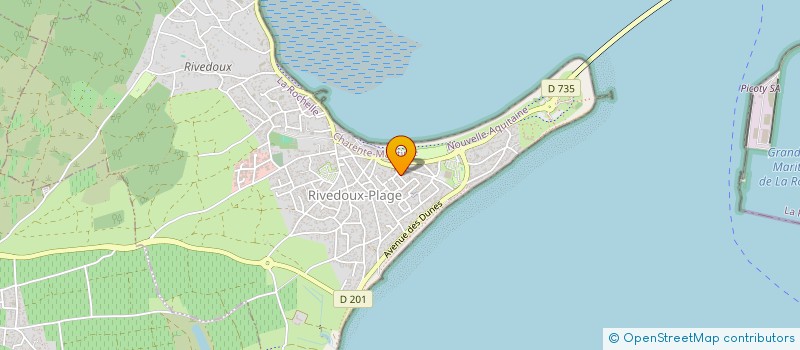 localisation de l'entreprise SCI HMC  RIVEDOUX-PLAGE