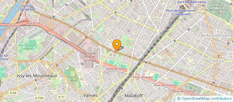 localisation de l'entreprise SCI HMCI 7  PARIS