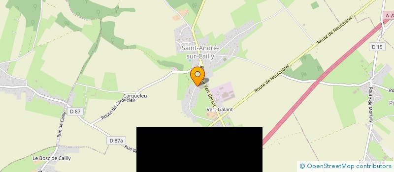 localisation de l'entreprise SCI HMCP  SAINT-ANDRE-SUR-CAILLY