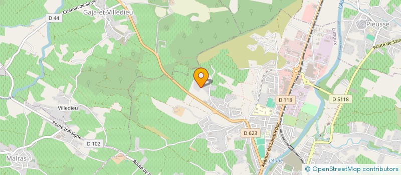 localisation de l'entreprise SCI HMCV  LIMOUX