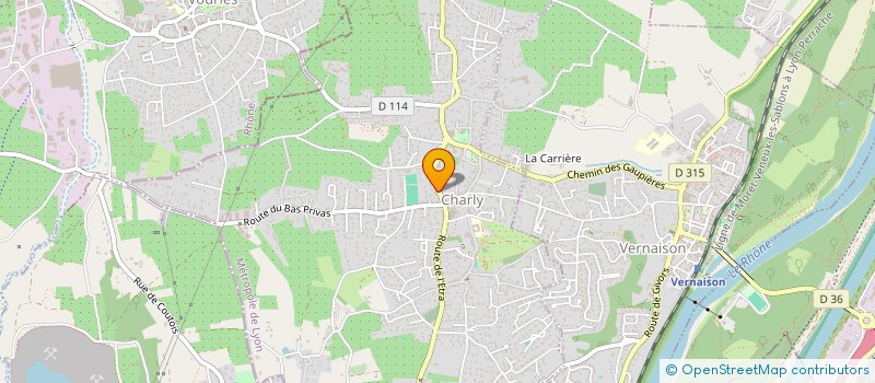 localisation de l'entreprise SCI HMD  CHARLY