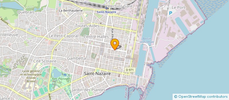 localisation de l'entreprise SCI HMN  SAINT-NAZAIRE