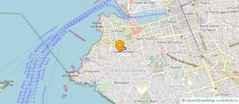 localisation de l'entreprise SCI HMN à MARSEILLE