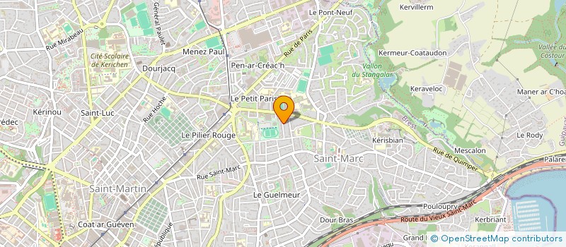 localisation de l'entreprise SCI HMP  BREST