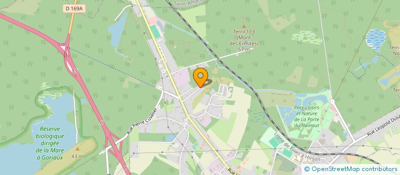 localisation de l'entreprise SCI HMSBY  RAISMES