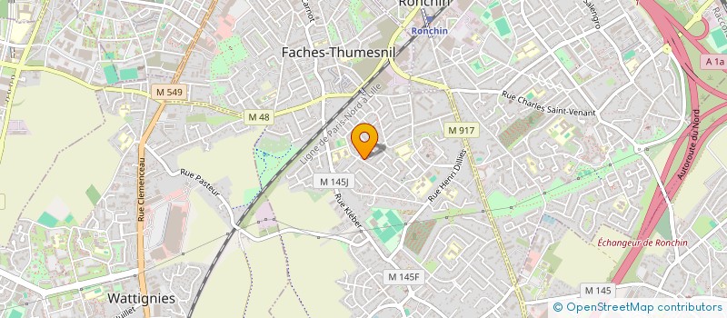 localisation de l'entreprise SCI HMSM  FACHES-THUMESNIL