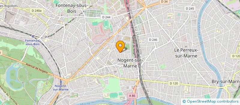 localisation de l'entreprise SCI HMSN  NOGENT-SUR-MARNE