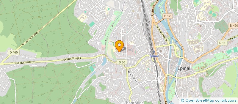 localisation de l'entreprise SCI HMTZ à EPINAL