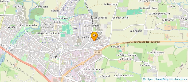 localisation de l'entreprise SCI HMVM à PACE