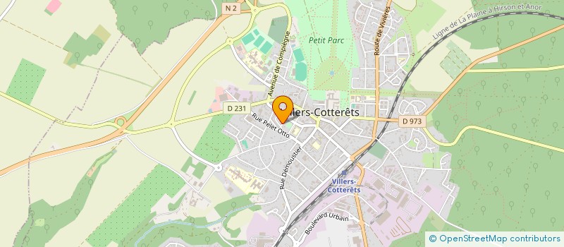 localisation de l'entreprise SCI HMY CHBIKI à VILLERS-COTTERETS