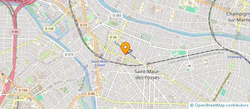 localisation de l'entreprise SCI HNA à SAINT-MAUR-DES-FOSSES