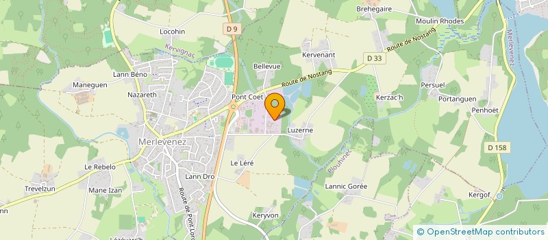 localisation de l'entreprise SCI HNG  HENNEBONT