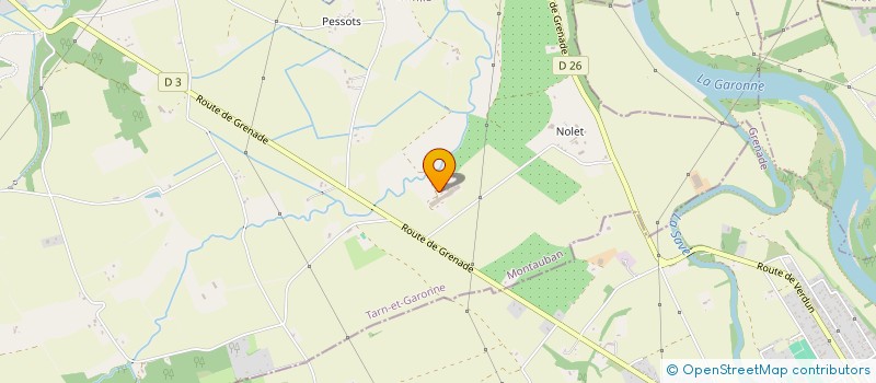 localisation de l'entreprise SCI HNLT  AUCAMVILLE