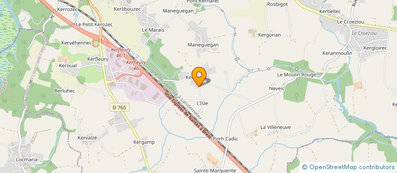 localisation de l'entreprise SCI HNR  REDENE