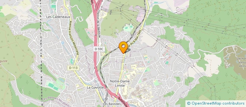 localisation de l'entreprise SCI HNSM MEDITERRANEE à SEPTEMES-LES-VALLONS